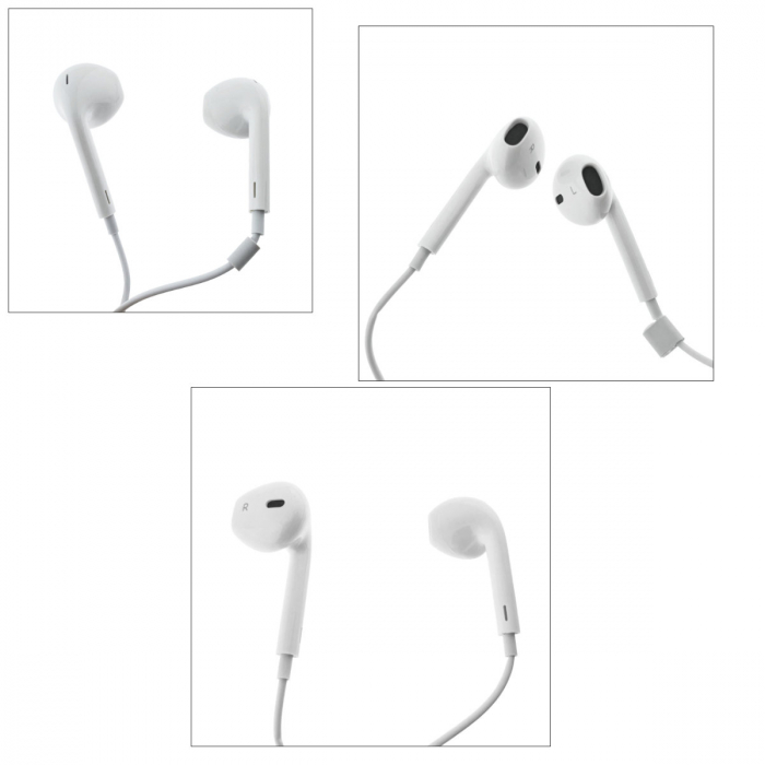 Casti JELLICO EP2A, conector USB-C, cu microfon, cablu 1.2M, semi-In-Ear, sunet puternic, bass profund, albe [3]
