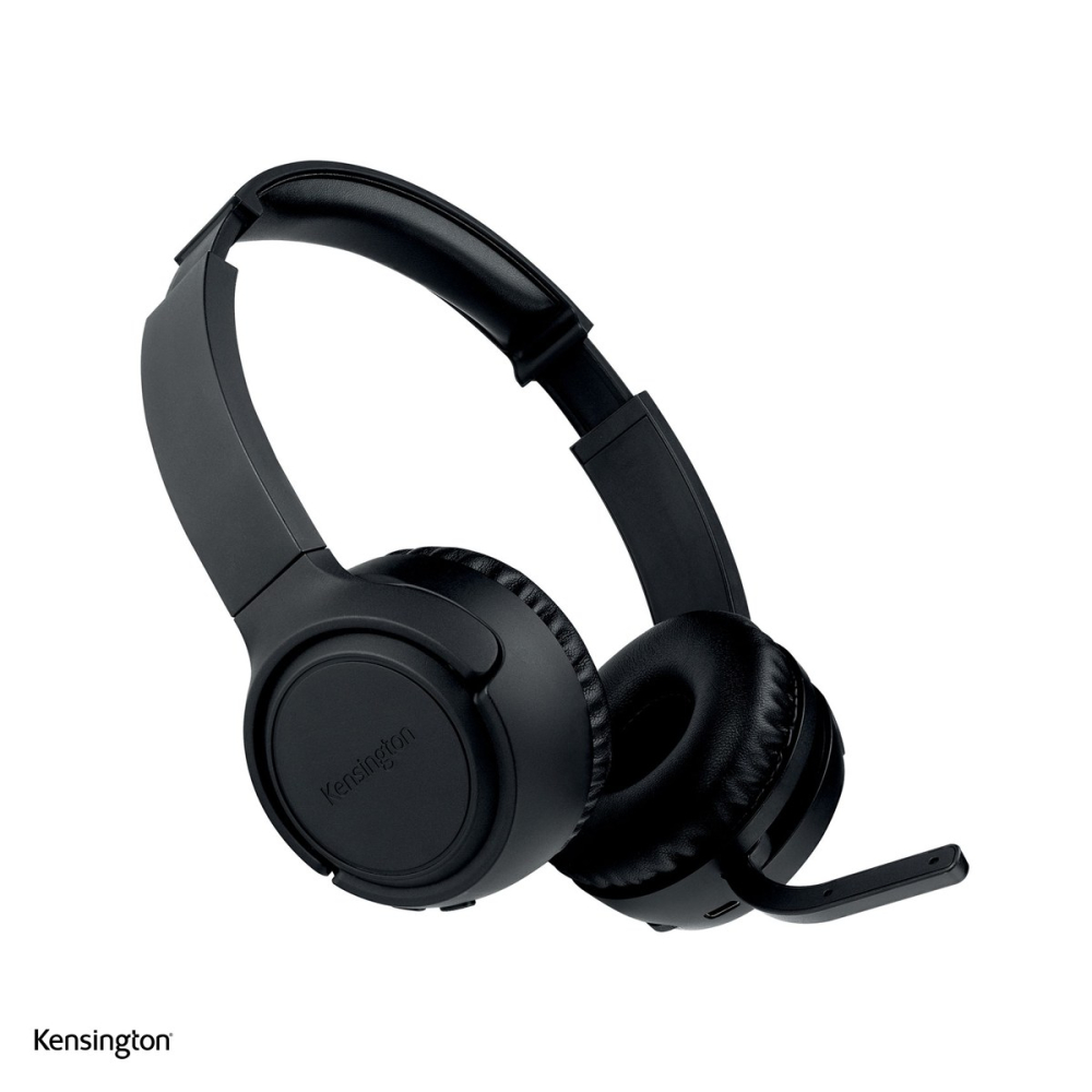 Casti on-ear fara fir Kensington H1050, Bluetooth 5.4, cu microfon cu anulare a zgomotului, pana la 80 de ore de redare, negre [5]
