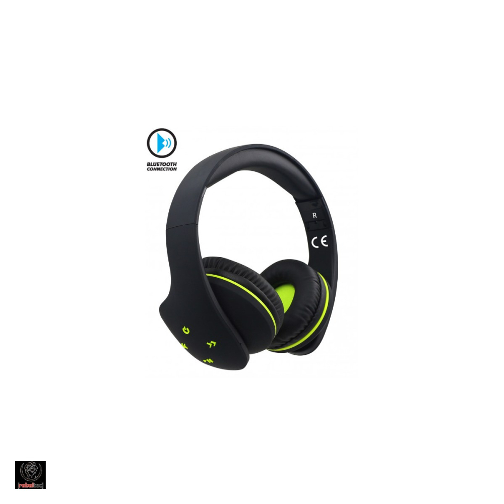 Casti on-ear Rebeltec Viral, Bluetooth, cu microfon, pliabile, negre [4]