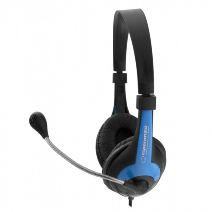 Casti audio, Esperanza, Albastru/Negru [2]