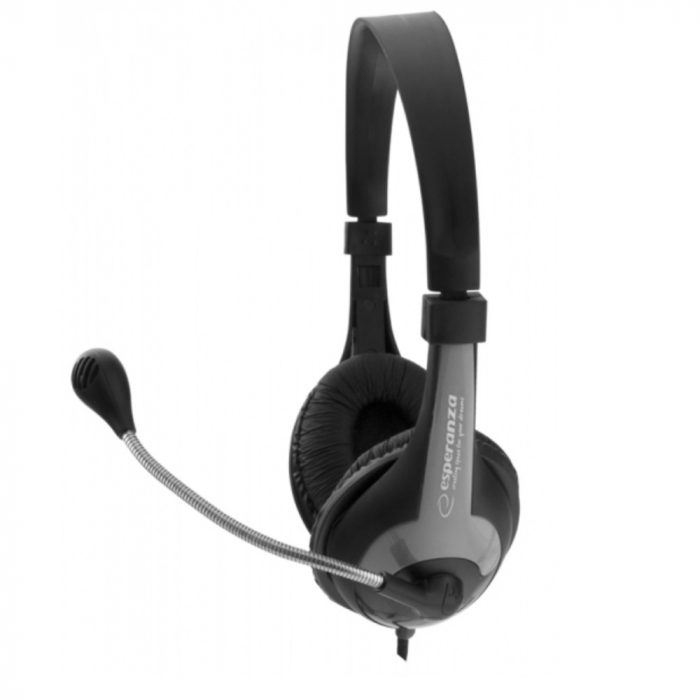 Casti cu microfon si control al volumului, Esperanza, EH158K, stereo [2]