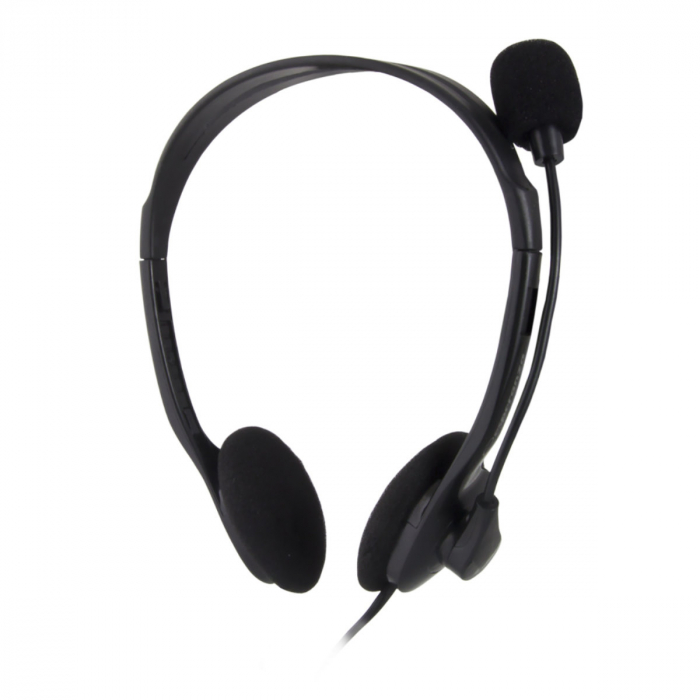 Casti stereo cu microfon, Esperanza, Negru [2]