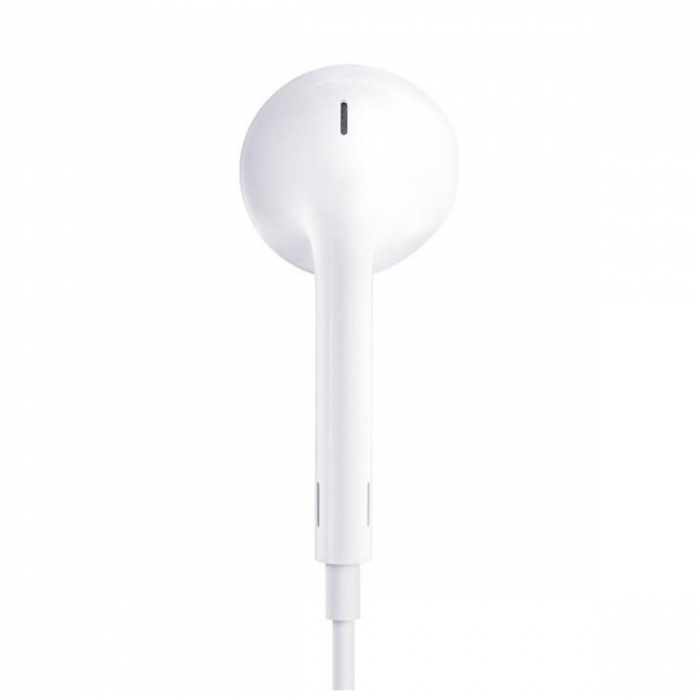 Casti stereo in-ear cu microfon, HOCO M1, conector Tip Jack 3.5 mm tata, control pe fir, lungime cablu 120 cm, albe [3]