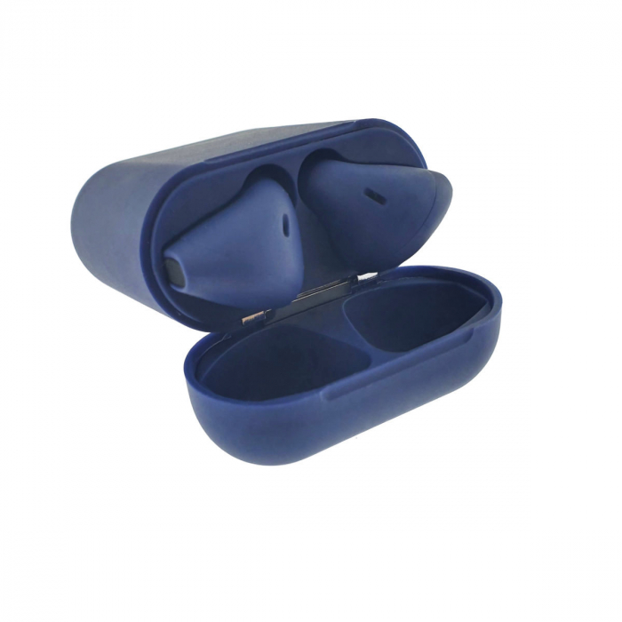 Casti wireless Bluetooth v.5.0, inPods 12 Simple, Touch Control, carcasa de incarcare, mov [1]