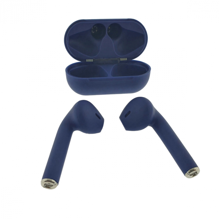 Casti wireless Bluetooth v.5.0, inPods 12 Simple, Touch Control, carcasa de incarcare, mov [2]