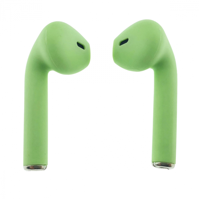 Casti wireless Bluetooth v.5.0, inPods 12 Simple, Touch Control, carcasa de incarcare, verzi [3]