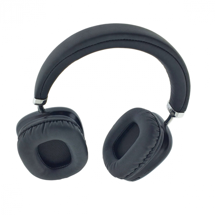 Casti Wireless JELLICO HD1 Stereo cu microfon, baterie 400 mAh, bluetooth 5.3, control muzica/apeluri, reglabile, AUX In 3.5mm, compatibilitate universala, negre [2]