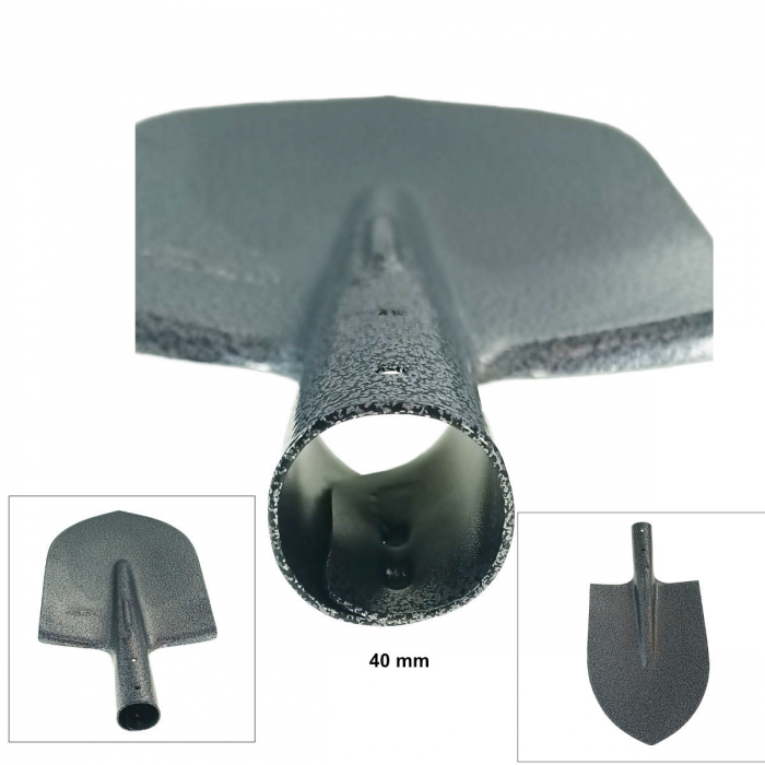 Cazma fara coada, 300 x 220 mm, cu intaritura, gri carbon [4]
