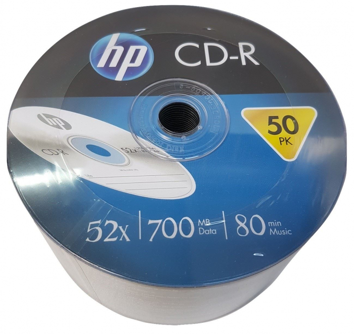 CD-R HP 700Mb, 80 min, 52X, set 50 buc-HPCD50S [2]