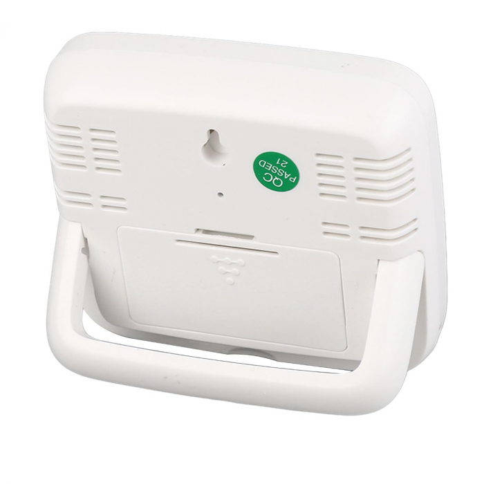 Ceas multifunctional cu termometru si higrometru, CX-0828S, afisaj digital cu iluminare, alarma, 86 x 78 x 23 mm, indicator de confort [3]