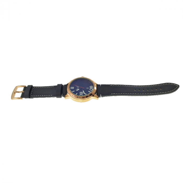 Ceas Ulysses 010, afisaj analog, carcasa 50 x 15mm, latime curea 24mm [2]