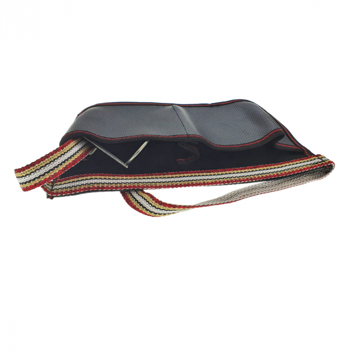 Centura pentru scule si unelte cu doua buzunare si suport metalic, 120cm lungime [4]