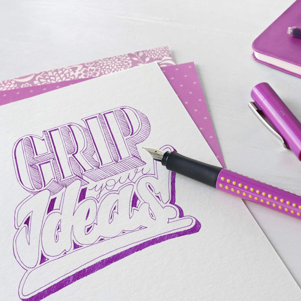 Cerneala Roz pentru Stilou, Care Poate fi Stearsa, 30 ml, Faber-Castell, pentru Notite, Planificare si Creatie, in Sticla Rezistenta [4]