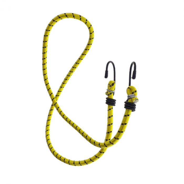Chinga elastica FS-11635, 7mm X 100cm, coarda flexibila pentru ancorare si fixare, uz general, galbena [2]