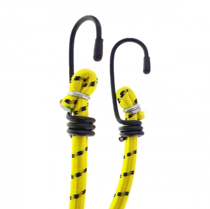 Chinga elastica FS-11635, 7mm X 100cm, coarda flexibila pentru ancorare si fixare, uz general, galbena [3]