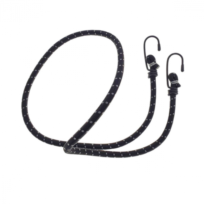 Chinga elastica FS-11635, 7mm X 100cm,coarda flexibila pentru ancorare si fixare, uz general, neagra [2]