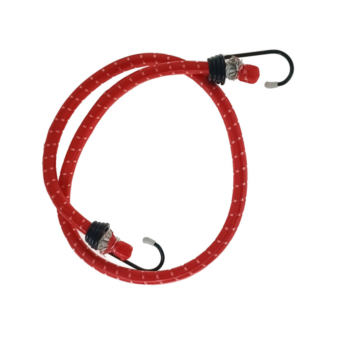 Chinga elastica FS-13906, 12mm X 100cm, pentru ancorare si fixare, uz general, rosie [2]