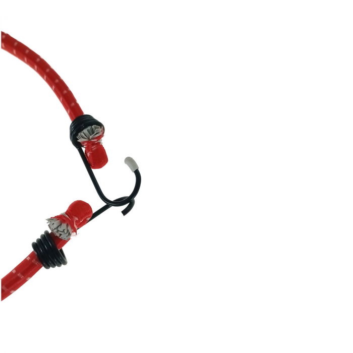 Chinga elastica FS-13906, 12mm X 100cm, pentru ancorare si fixare, uz general, rosie [4]