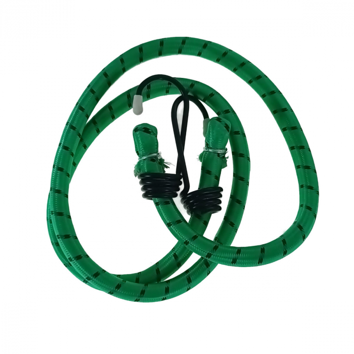 Chinga elastica FS-13906, 12mm X 100cm, pentru ancorare si fixare, uz general, verde [2]