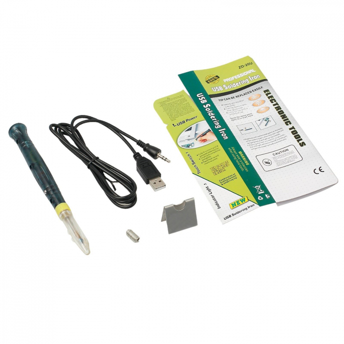 Ciocan de lipit ZD-20U, cu alimentare USB 5V, putere 8W [2]