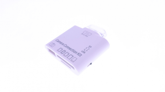 Cititor Carduri 3 in 1 pt.ipad 2 /3 special pentru transfer de poze , portul USB suporta tastatura externa [3]