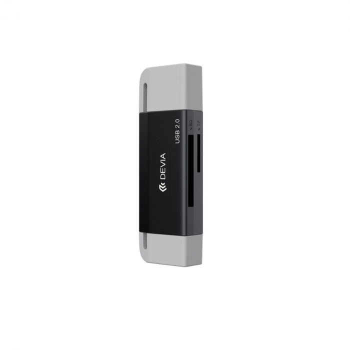 Cititor USB 2.0 de carduri de memorie microSD si SD cu conectare USB-C si USB, citeste date pana la 2TB, cu capace din silicon [4]