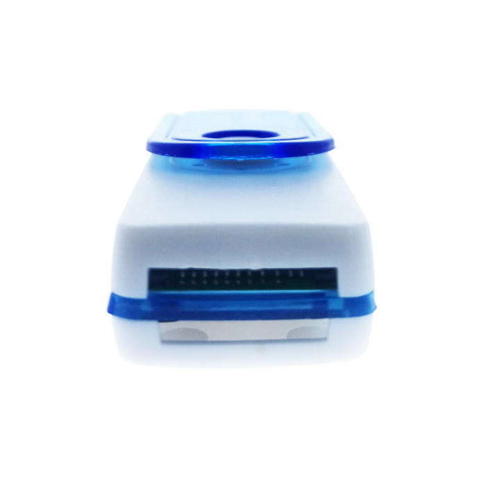 Cititor USB 2.0 pentru carduri de memorie MicroSD, SDHC, M2, MMC, cu capac rotativ, albastru [5]