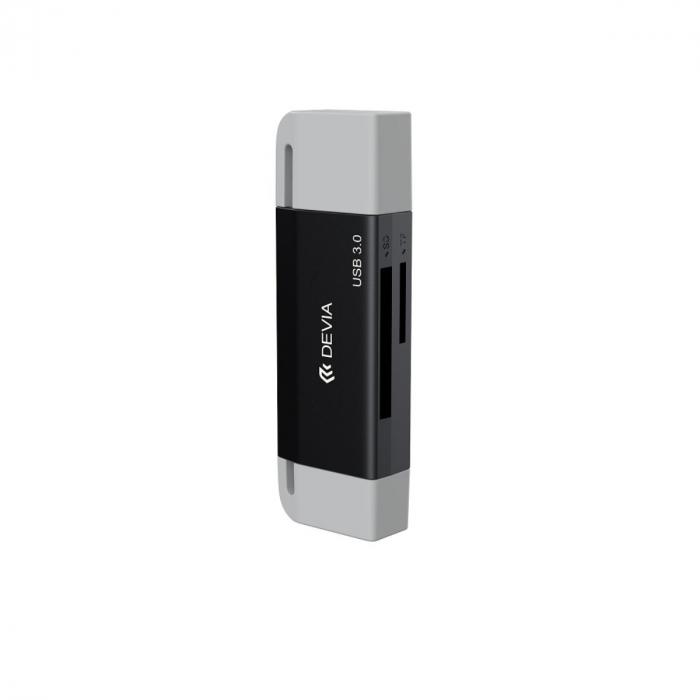 Cititor USB 3.0 de carduri de memorie microSD si SD cu conectare USB-C si USB, citeste date pana la 2TB, cu capace din silicon [4]