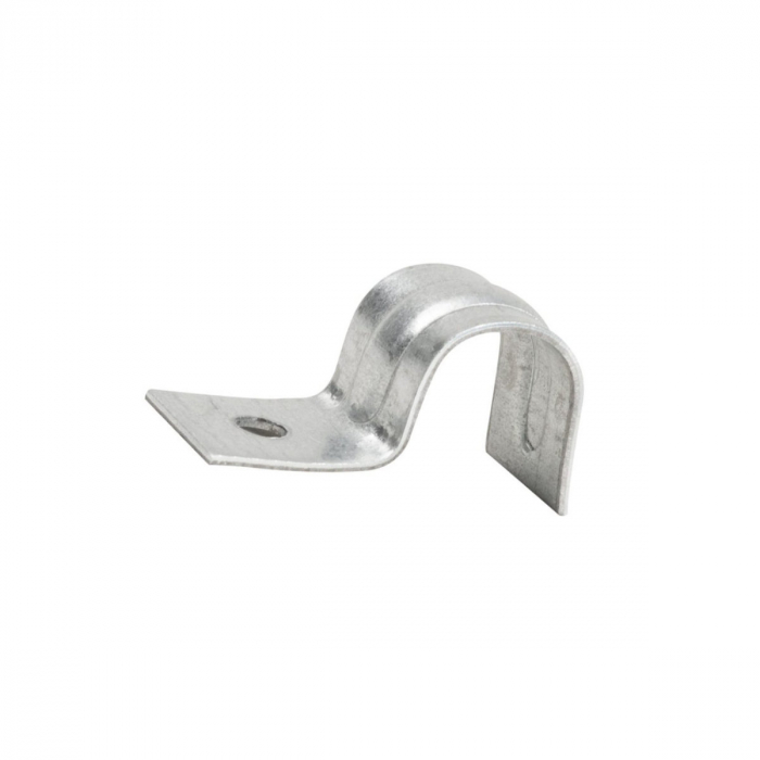 Clema metalica pentru prindere cablu, diametru 17 mm, otel zincat galvanic, argintie [1]