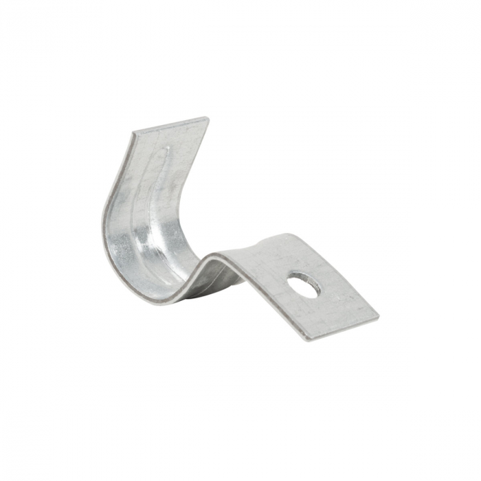 Clema metalica pentru prindere cablu, diametru 20 mm, otel zincat galvanic, argintie [2]