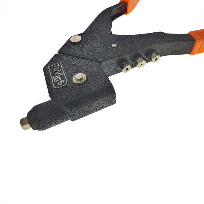 Cleste capsator pop nituri cu cap rotativ 360⁰, Soma Professional 10025, 4 capete, lungime 285mm, pentru nituri de 3mm - 4mm - 5mm [5]