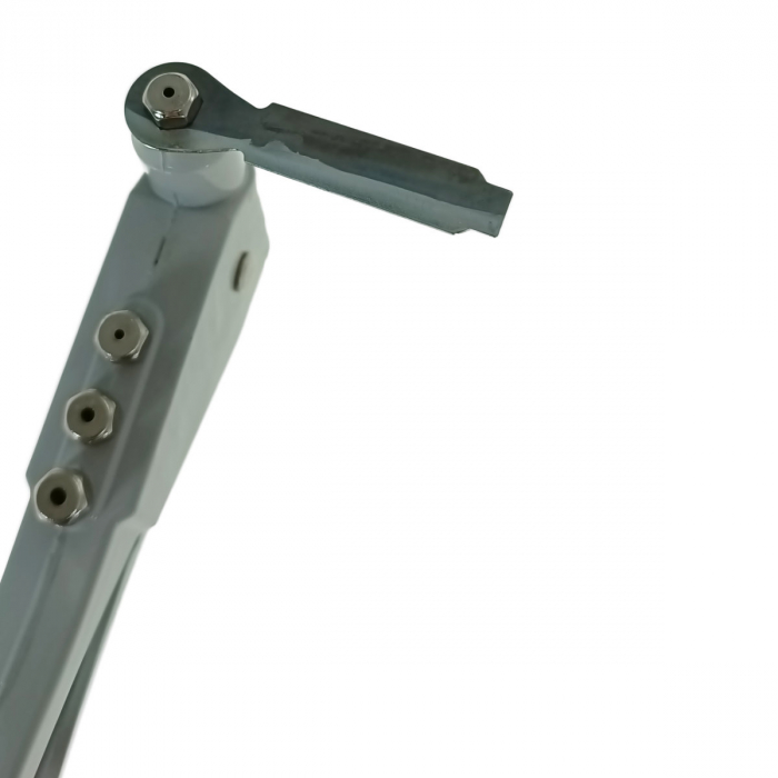 Cleste capsator pop nituri profesional, 10139, 4 capete interschimbabile, manere izolate, negru cu rosu [4]