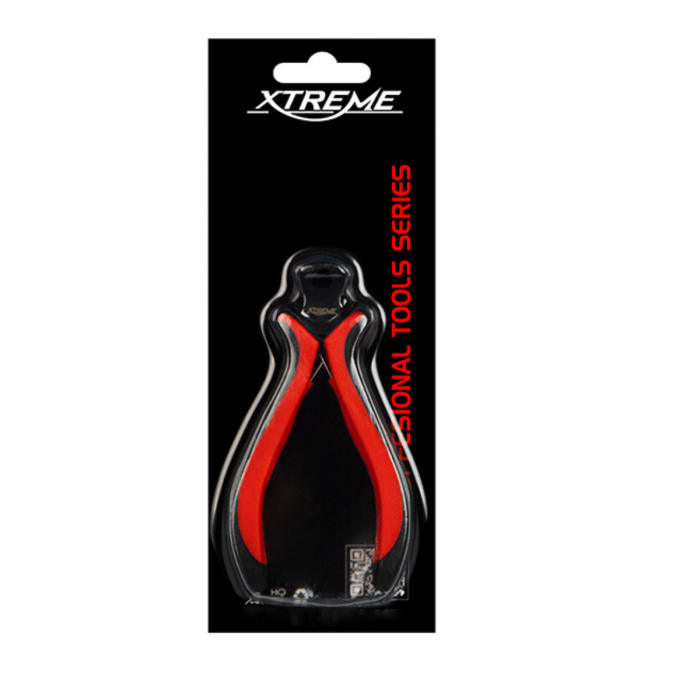 Cleste de taiere frontala, de precizie, cu arc, universal Xtreme HY-21T 00568, 110mm, rosu cu negru [5]