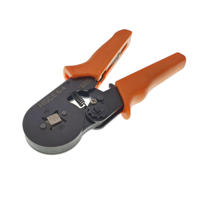 Cleste sertizare cu autoreglare pentru terminale de cablu de la 0.25 la 6 mm2, cu manere ergonomice [5]