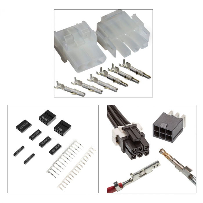 Cleste sertizare pini calculator-PC, WX-03B, Atx-Dupont-Molex, negru-rosu [5]