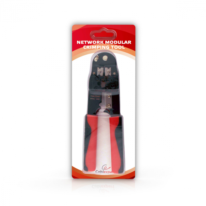 Cleste universal de sertizare Gembird 08442, cu manere izolate ergonomice [3]
