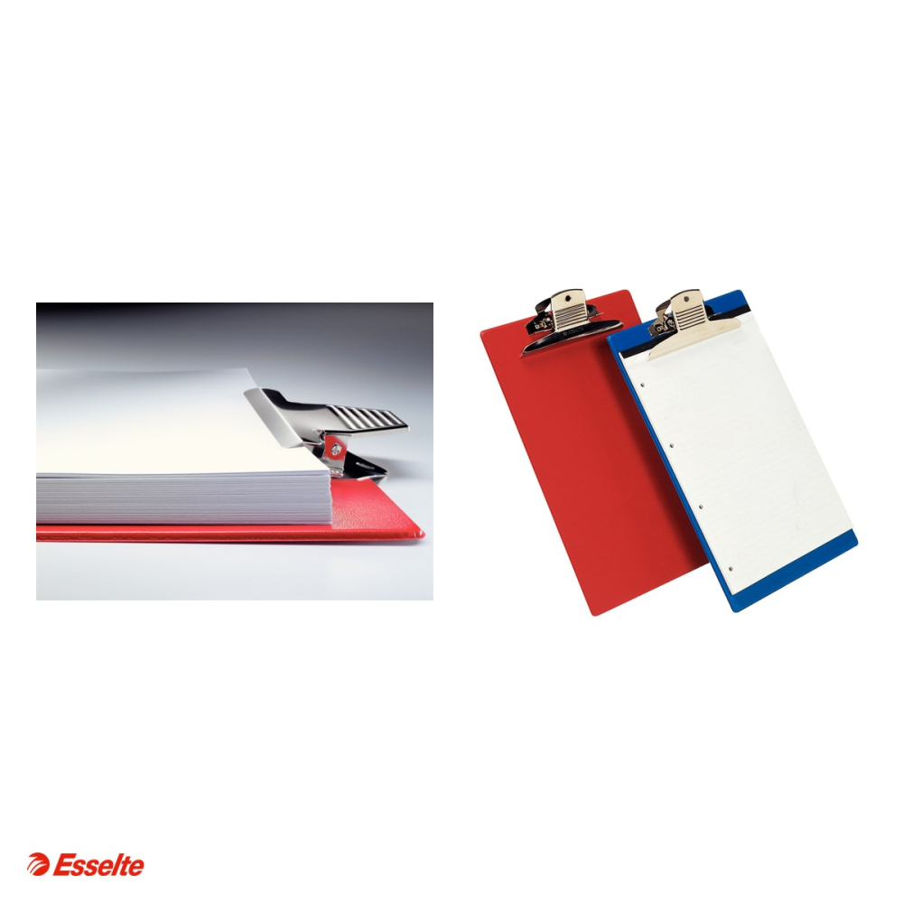 Clipboard Esselte Jumbo, PP, A4 MAXI, 250 coli, capacitate Pana la 200 de coli (80 g/mp), rosu [4]