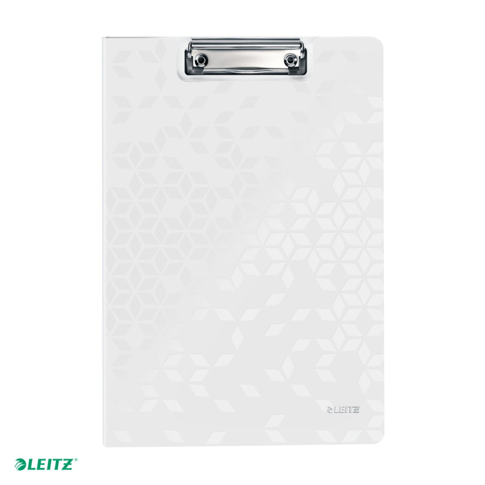Clipboard Leitz WOW, dublu, polyfoam, A4, capacitate 100 coli, alb [4]