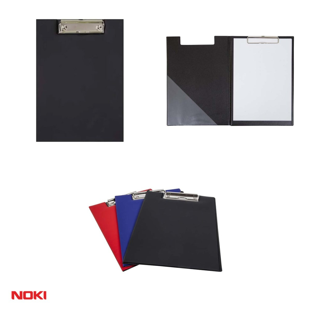 Clipboard NOKI A5, din carton, dublu, negru [4]
