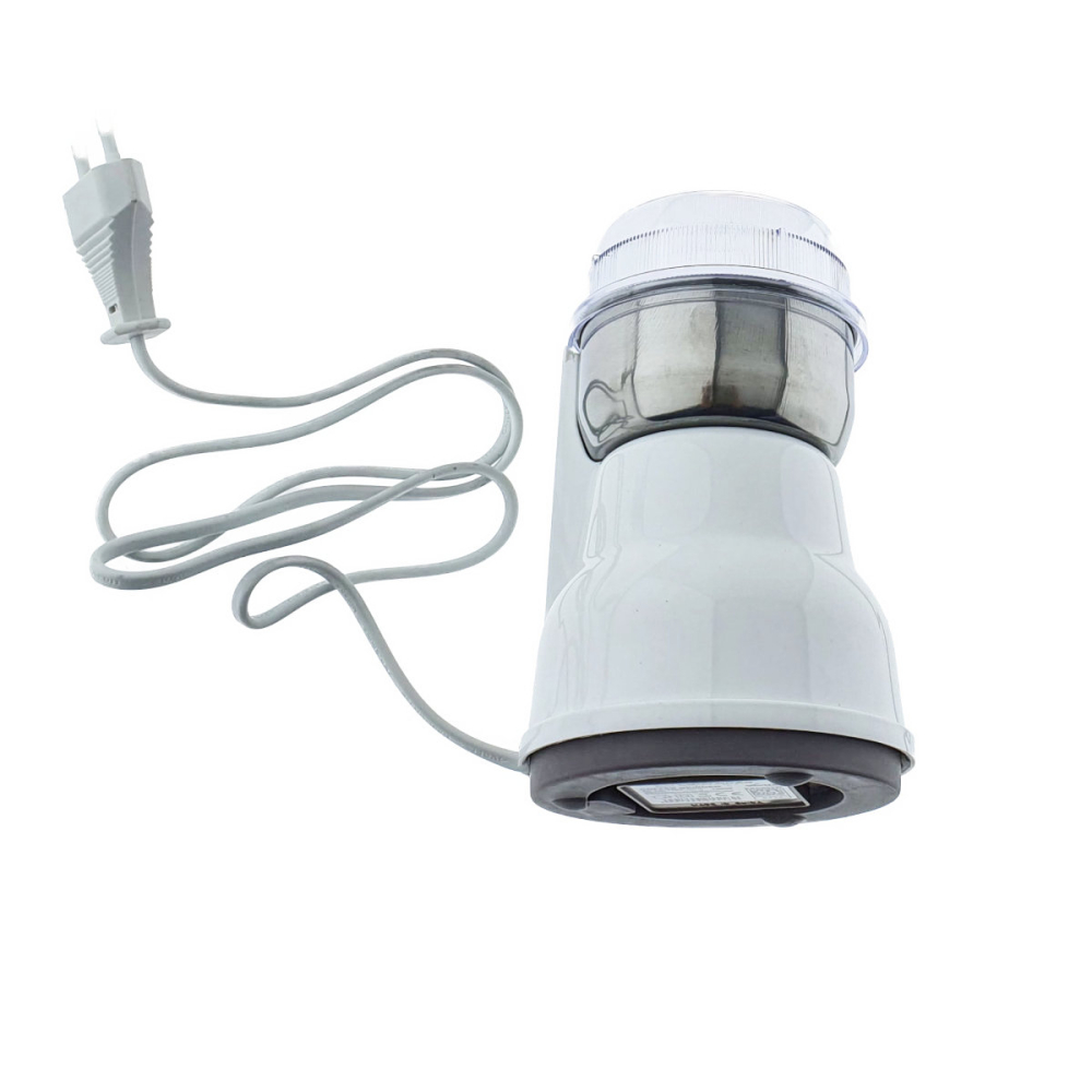 Coffee Grinder Cu Lama, Alb, pentru Cafea Proaspata Macinata, Utilizare Versatila la Espresso, Filtru, Ibric si Condimente, cu Functie Puls si Design Compact Alb, 91518 [5]