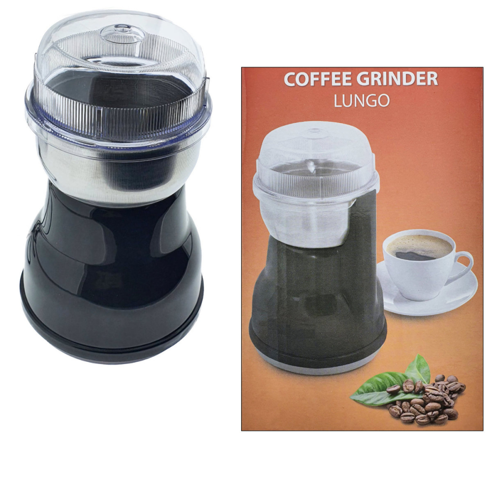 Coffee Grinder Cu Lama, Negru, pentru Cafea Proaspata Macinata, Utilizare Versatila la Espresso, Filtru, Ibric si Condimente, cu Functie Puls si Design Compact, 91517 [4]