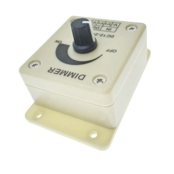 Comutator Led luminos reglabil DC 12-24V 8A, dimmer controller maxim 96W [7]