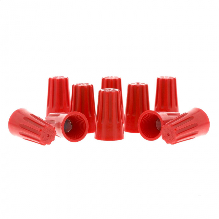 Conector 76B-SP3 de fire, prin rasucire, rosu, set 100 buc [4]