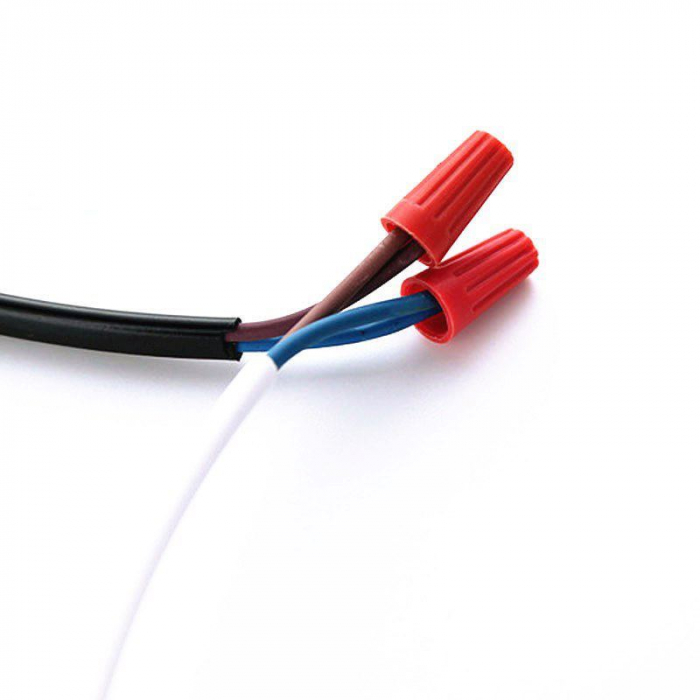 Conector 76B-SP6 de fire, prin rasucire, rosu, set 100 buc [2]