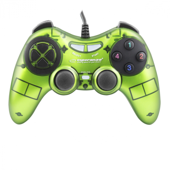 Controller Esperanza EGG105G Fighter, cu vibratii, PC [3]