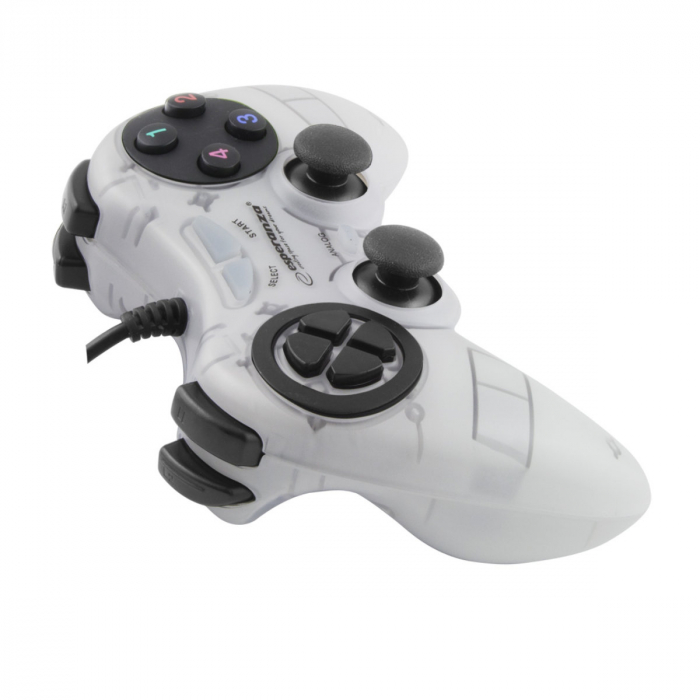 Controller Esperanza EGG105W Fighter, cu vibratii, PC, Alb [2]