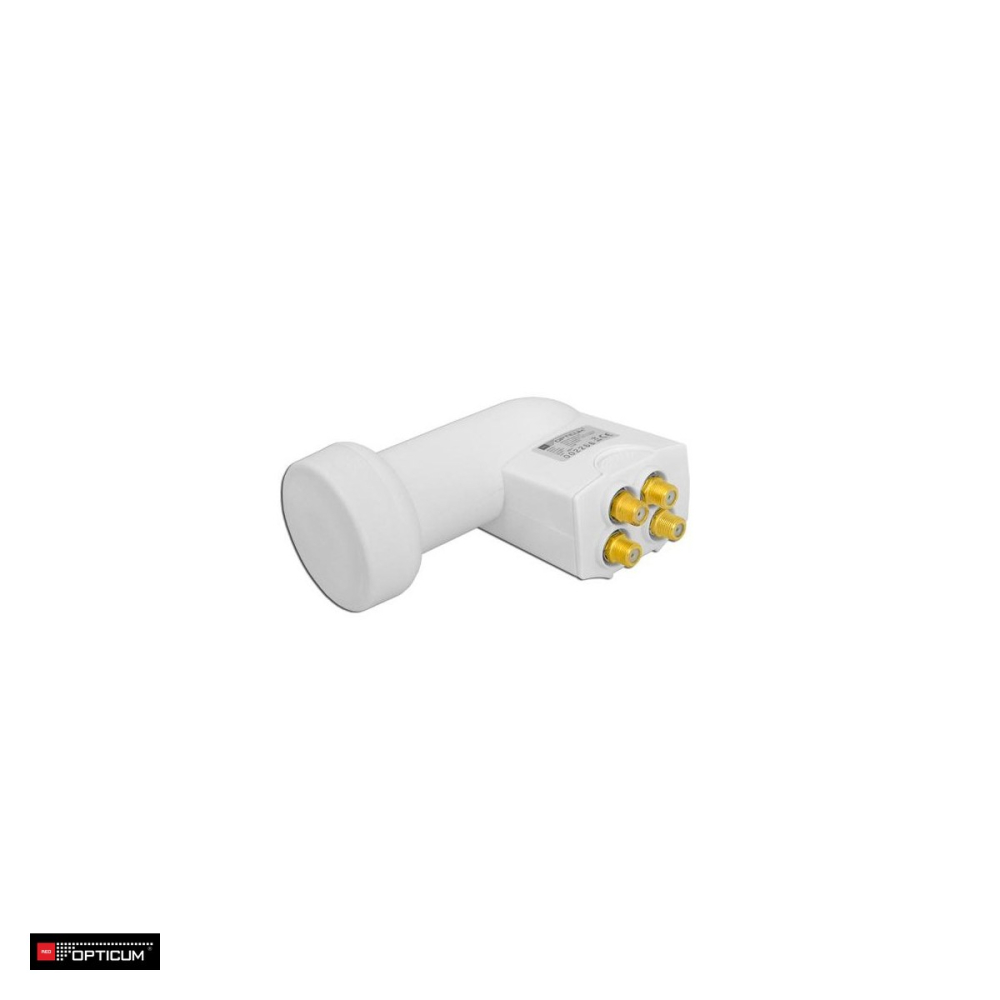Convertor LNB Sat Quad Opticum Robust 0043, Alb [4]