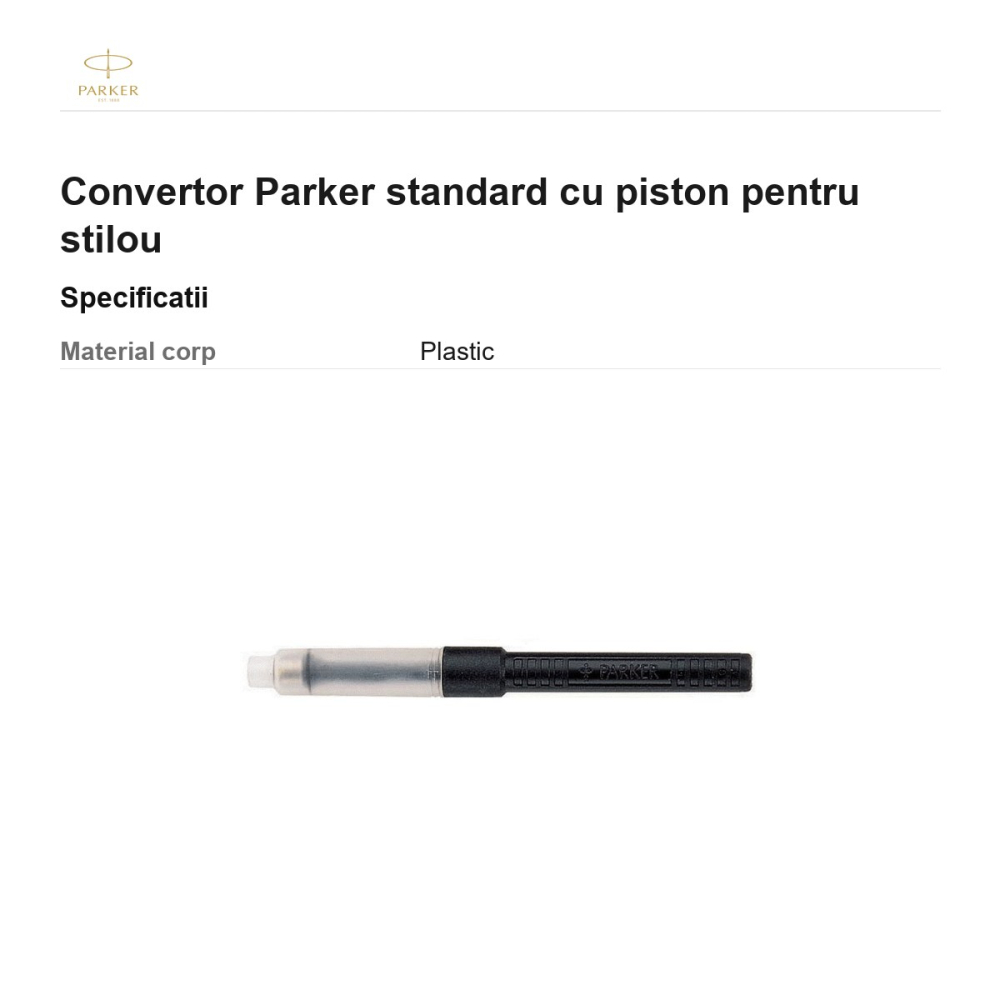 Convertor Parker standard cu piston pentru stilou [3]