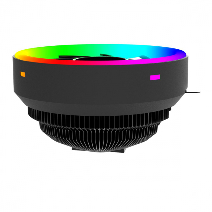 Cooler CPU, Gembird Huracan X100, RGB, 120 mm, 60 CFM, 1800 RPM, 28 dB, conector 3 pini [3]
