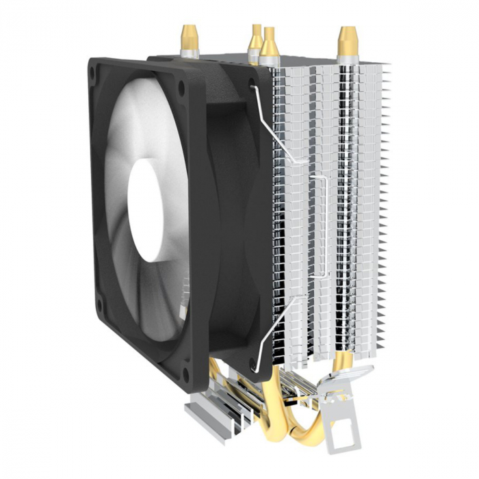 Cooler CPU, Gembird Huracan X50, 90 x 25 mm, 34 CFM, 1800 RPM, 28 dB, conector 3 pini [2]